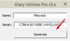 Glary Utilities Pro keygen