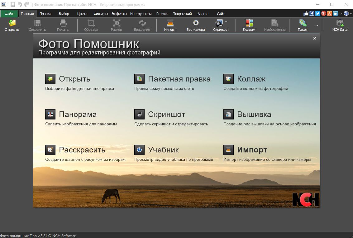 Start edition. PHOTOPAD image Editor. Windows image Editor.