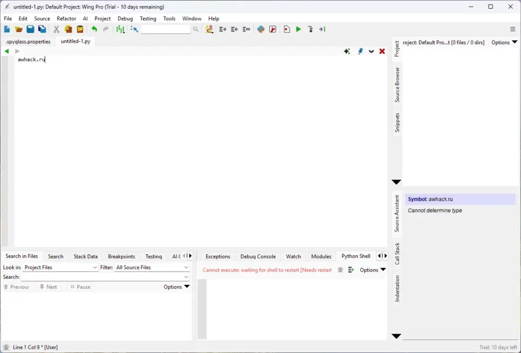 Wing IDE Pro